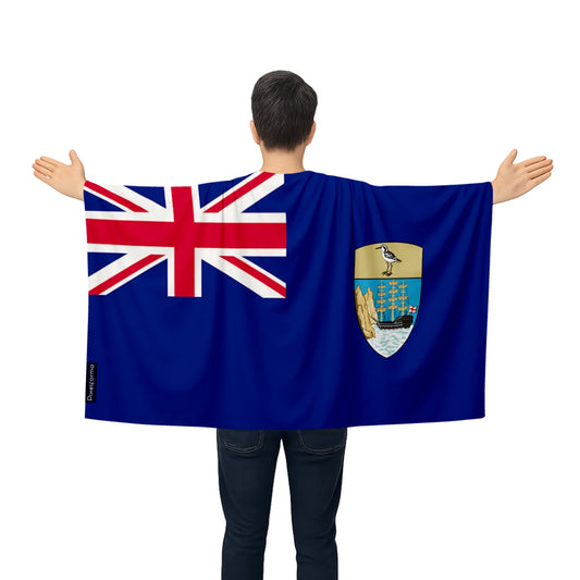 Cape Drapeau De Sainte-Hélène, Ascension Et Tristan Da Cunha – Polyester Léger – Modèle À Enfiler